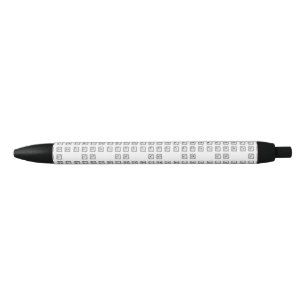 Stylo Noir Numéros de clé de l'ordinateur en braille