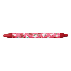 Stylo Noir Objet superflu de Noël de bande dessinée de Kawa