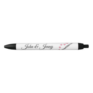 Stylo Noir Oboe Musicien Personnalisé Mariage Favoriser Cadea