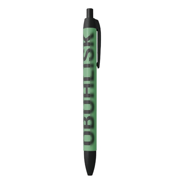 Stylo Noir OBUHLISER Focus Flou VERT (Bas (Vertical))