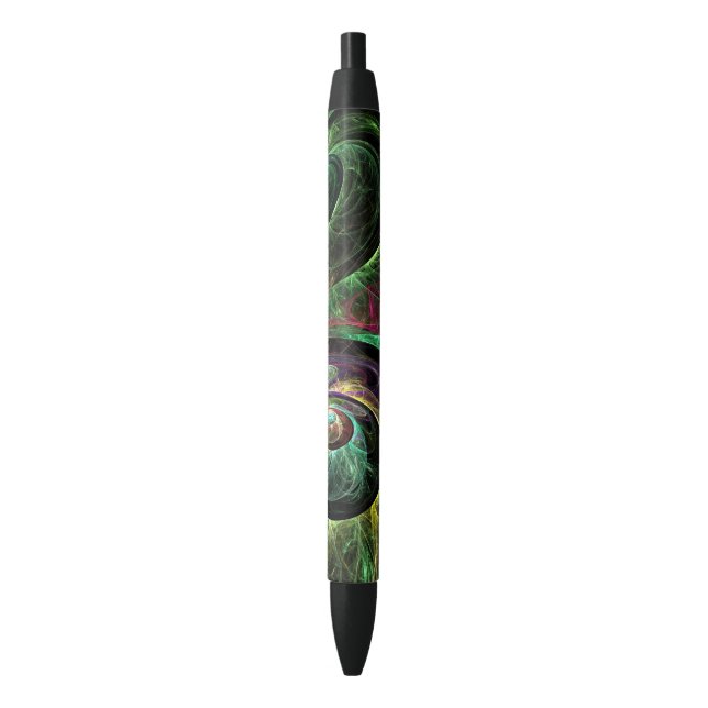 Stylo Noir OEil aux yeux Art Abstrait (devant Vertical)