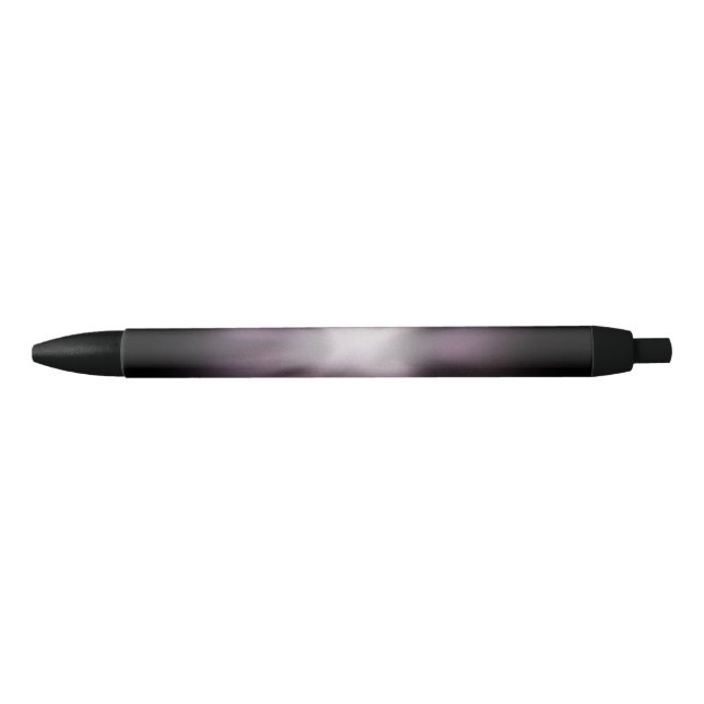 Stylo Noir Œuvre d'art de rafale cosmique (Devant)