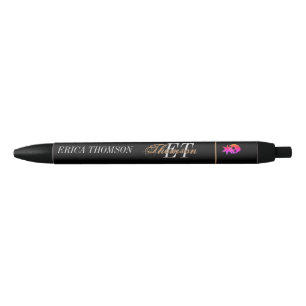 Stylo Noir OEuvre numérique Monogramme Star