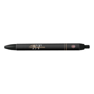 Stylo Noir OEuvre numérique Monogramme Star
