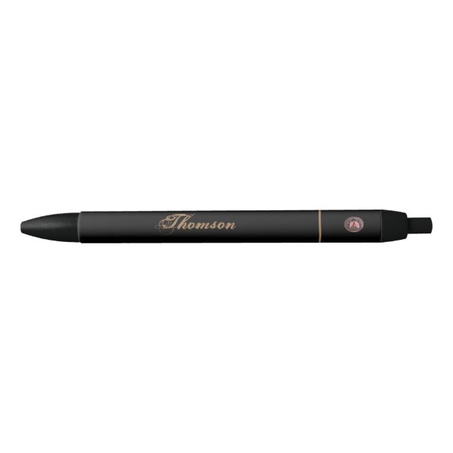 Stylo Noir OEuvre numérique Monogramme Star (Devant)