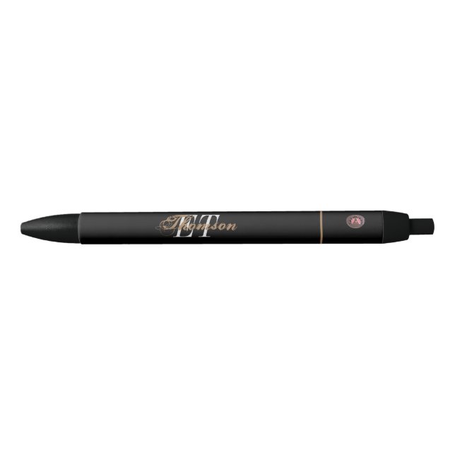 Stylo Noir OEuvre numérique Monogramme Star (Devant)