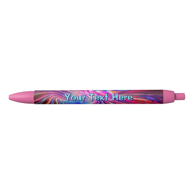 Stylo Noir Onde de torsion (Devant)