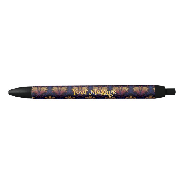 Stylo Noir Opulence du crépuscule (Devant)