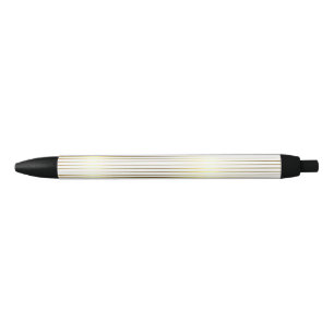 Stylo Noir Or tendance moderne élégant Modèle brillant