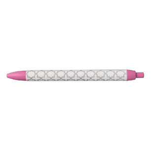 Stylo Noir Ornement arabesque élégant