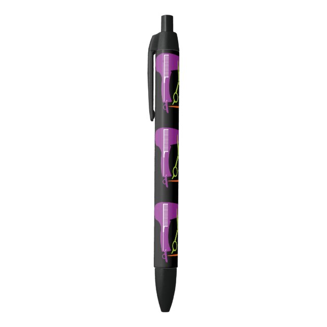 Stylo Noir Outils de coiffures (Haut (Vertical))