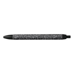 Stylo Noir Pailleté Noir Cendre