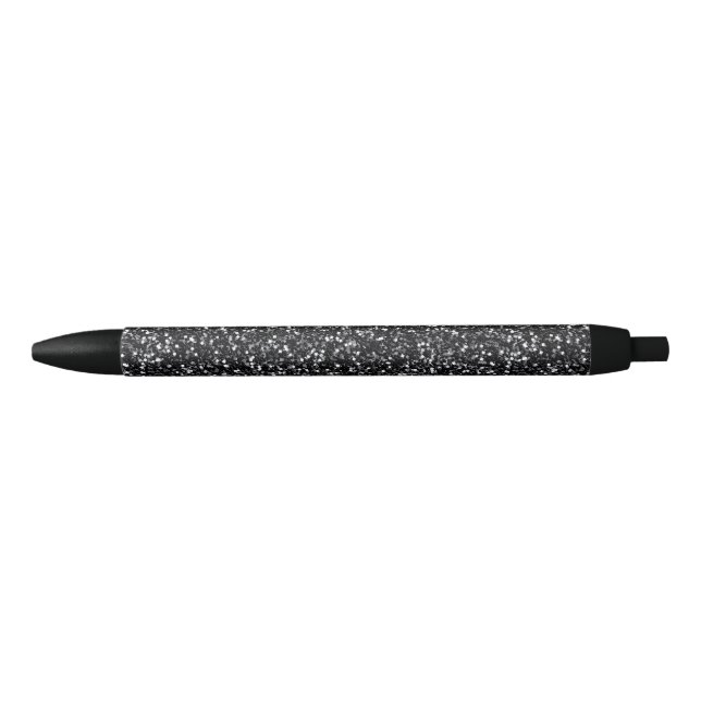 Stylo Noir Pailleté Noir Cendre (Devant)