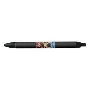 Stylo Noir Palmier de Californie