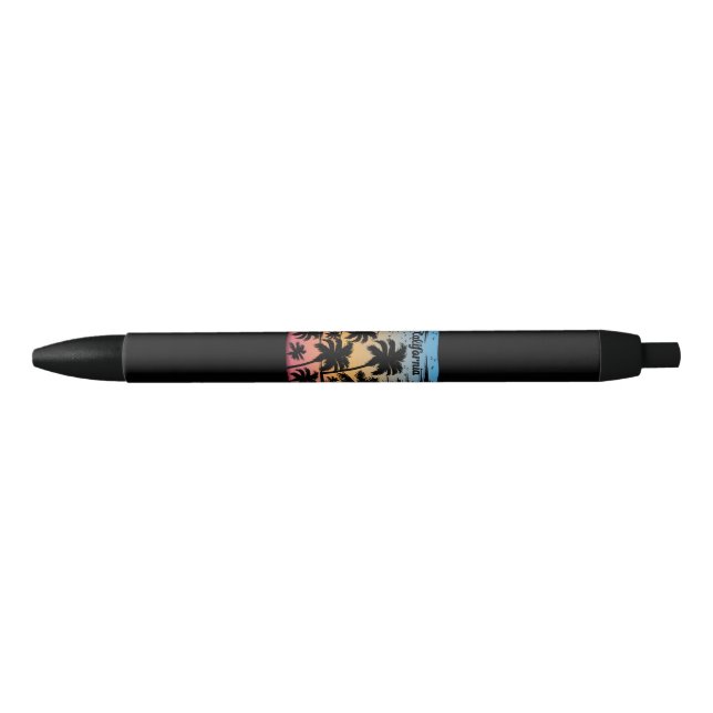 Stylo Noir Palmier de Californie (Devant)
