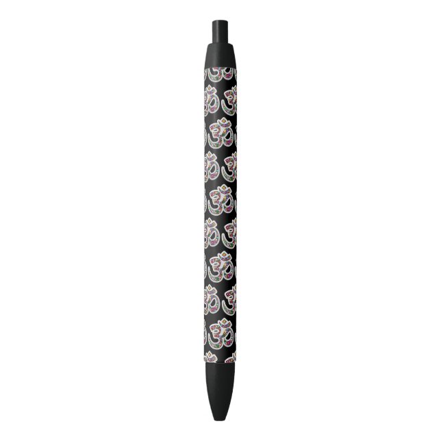 Stylo Noir Panier de Basketball Mini (devant Vertical)