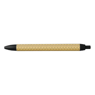 Stylo Noir Panier d'osier sans couture