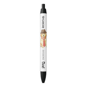 Stylo Noir Papa de golden retriever