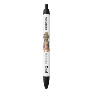 Stylo Noir Papa de Pinscher de dobermann