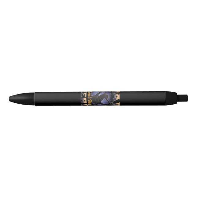 Stylo Noir Papa le premier héros d'un fils (Devant)