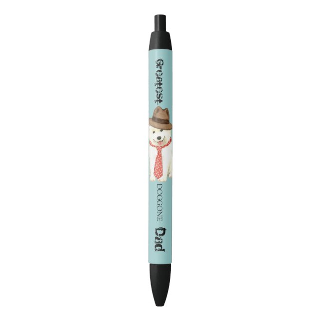 Stylo Noir Papa Samoyé (devant Vertical)
