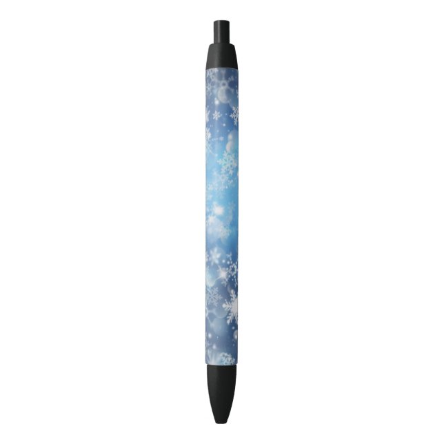 Stylo Noir Papeterie de fête cosy (devant Vertical)