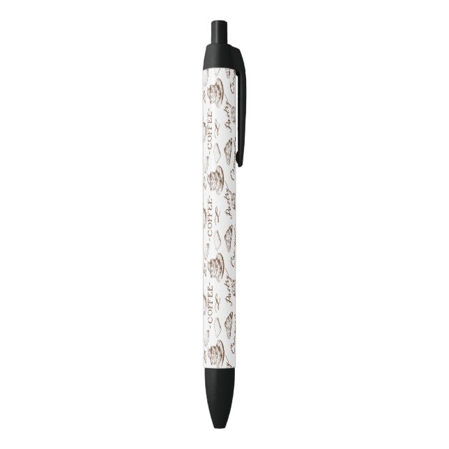 Stylo Noir Papier doux (Bas (Vertical))