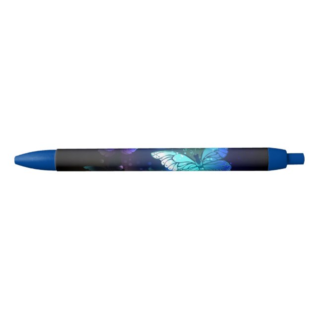 Stylo Noir Papillon de nuit (Devant)