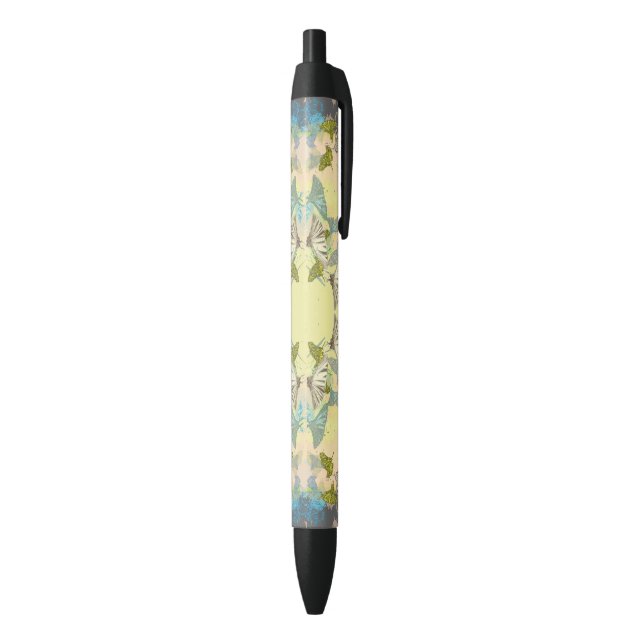 Stylo Noir Papillon Tigre  (Bas (Vertical))