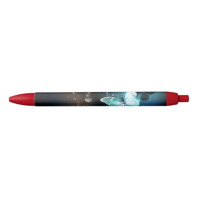 Stylo Noir Papillons de nuit (Devant)