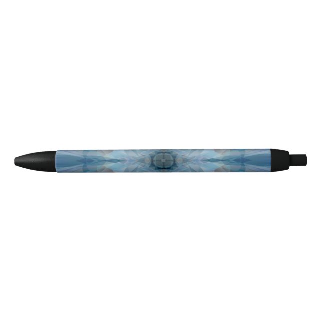 Stylo Noir Papillons gris (Devant)