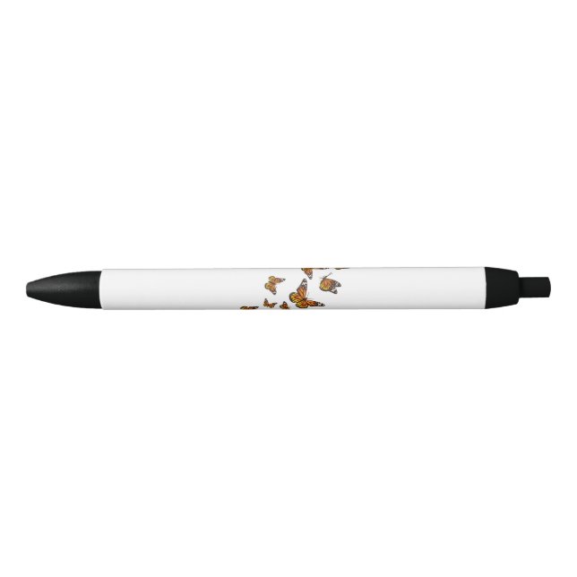 Stylo Noir Papillons volants - Gardener à papillon Ento (Devant)
