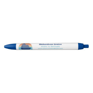 Stylo Noir Paquebot de croisière cool marketing au coucher du