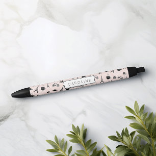 Stylo Noir Paris Romance Personnalisé