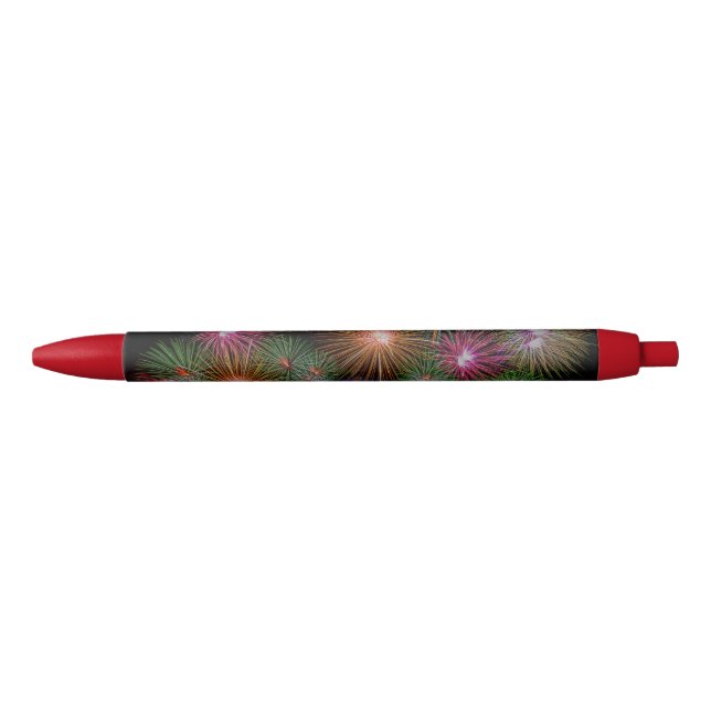 Stylo Noir Parties scintillant de nuit Fireworks Ombre Qualit (Devant)