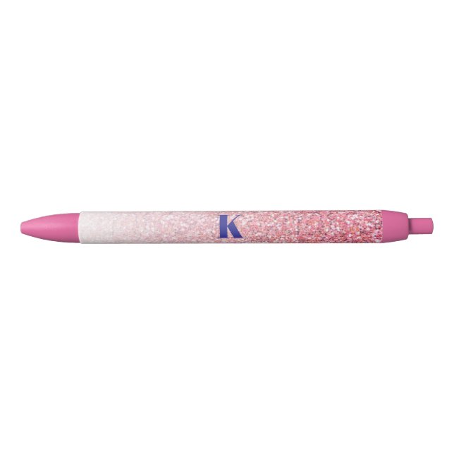 Stylo Noir Parties scintillant Monogramme Rainbow Parties sci (Devant)