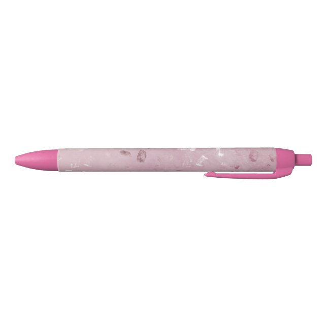 Stylo Noir Parties scintillant or rose Rose (Bas)