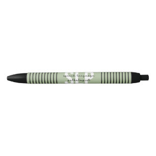 Stylo Noir Pathologiste orthophoniste SLP Stripes
