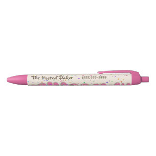 Stylo Noir Pâtisserie Baker Sprinkles de glaçage