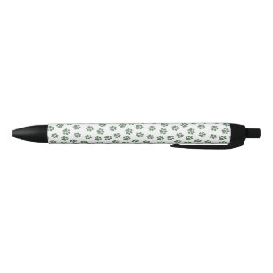 Stylo Noir Patrouilles de Doodle, Paws de Chien, Paws Vertes