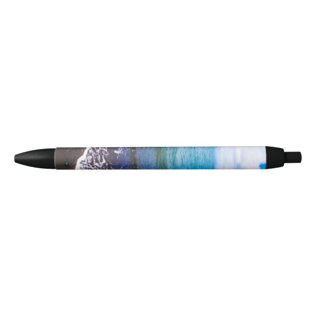 Stylo Noir Paysage marin à l'horizon de l'océan (Devant)
