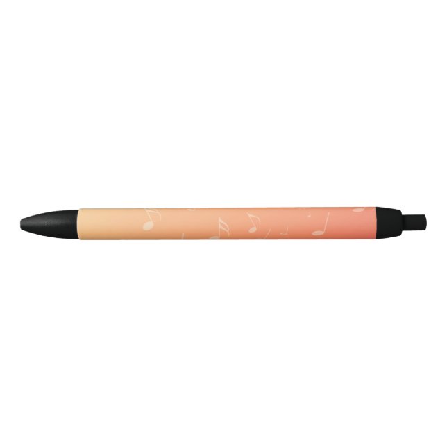 Stylo Noir Peach Music (Devant)