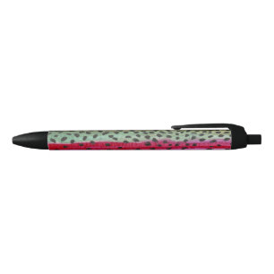 Stylo Noir Pêche à la truite arc-en-ciel