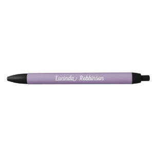 Stylo Noir Peigne Couleur solide violet 2 personnel