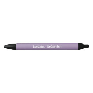 Stylo Noir Peigne | Couleur solide violet 2 personnel