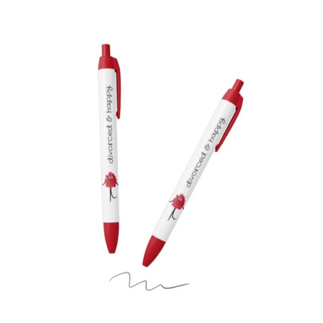 Stylo Noir Peine rouge (Créateur téléchargé)