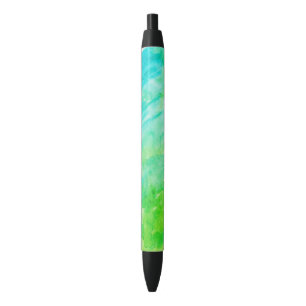 Stylo Noir Peinture aquarelle de teinture de lacets