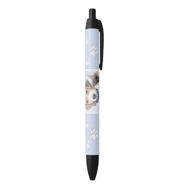 Stylo Noir Peinture beagle - Cute Original Chien Art (Bas (Vertical))