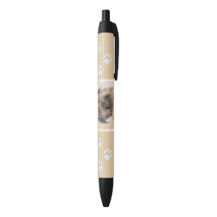 Stylo Noir Peinture de berger pyrénéenne - Cute Original Chie
