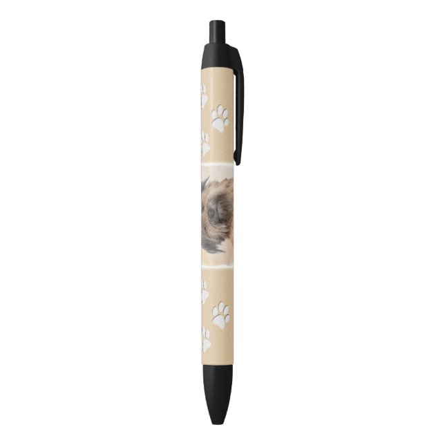Stylo Noir Peinture de berger pyrénéenne - Cute Original Chie (Bas (Vertical))
